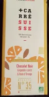Chocolat noir gingembre confit & huile d'orange