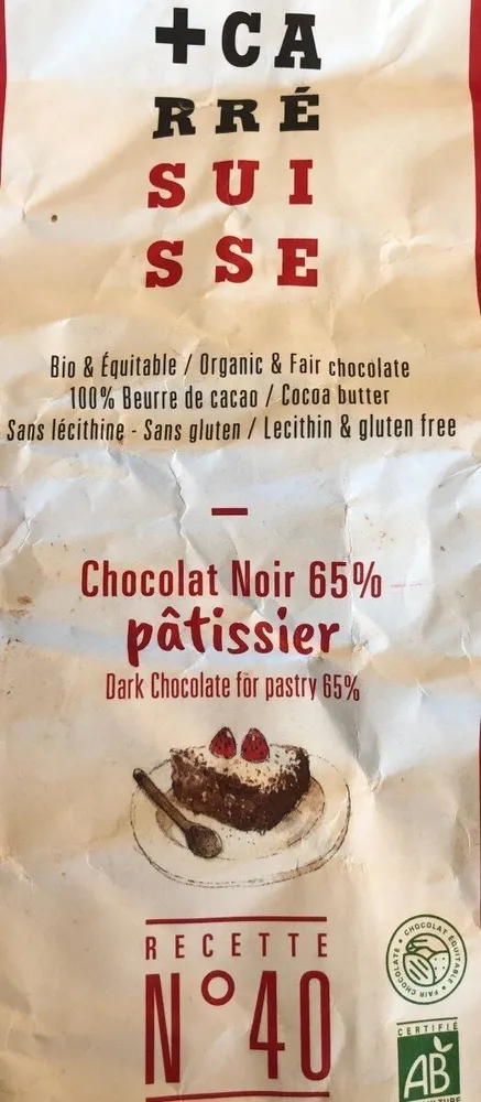 chocolat noir 65%