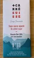 Chocolat Noir 55% sans sucre ajouté