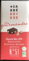 Chocolat Noir 69% noisettes entières