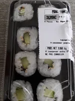 Maki concombre sesame