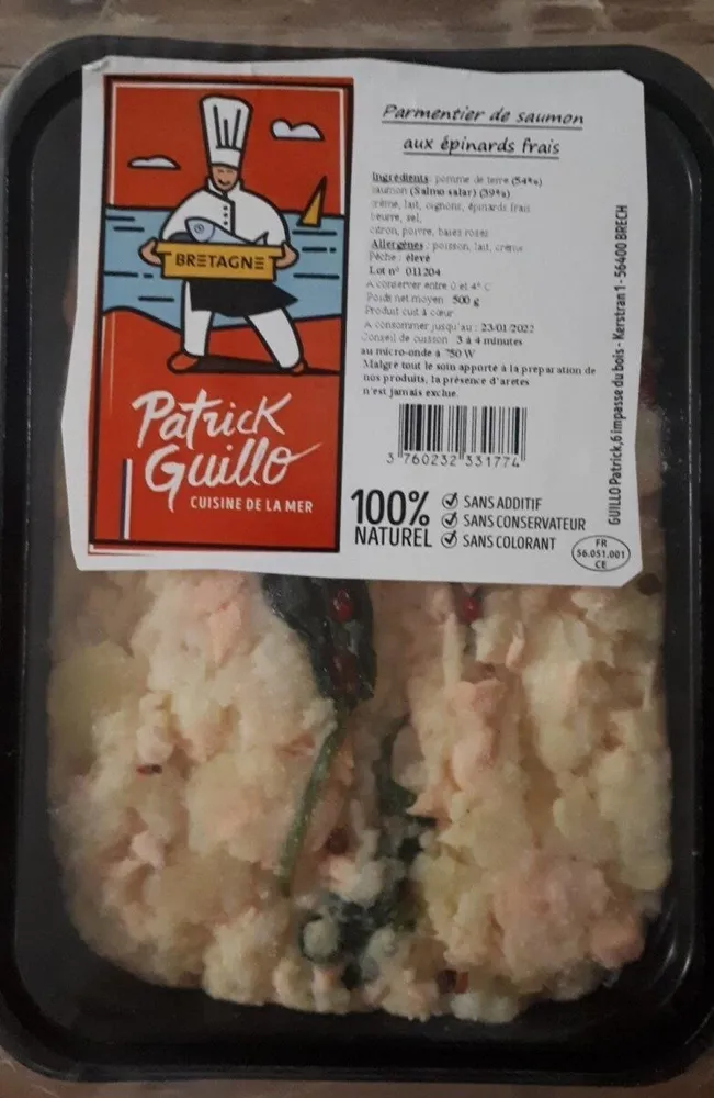 Parmentier de saumon