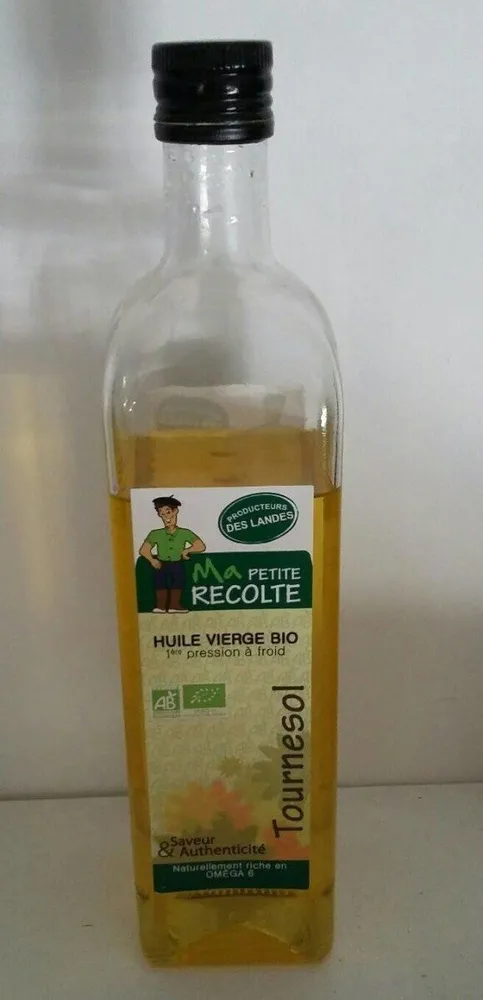 Huile vierge de tournesol bio