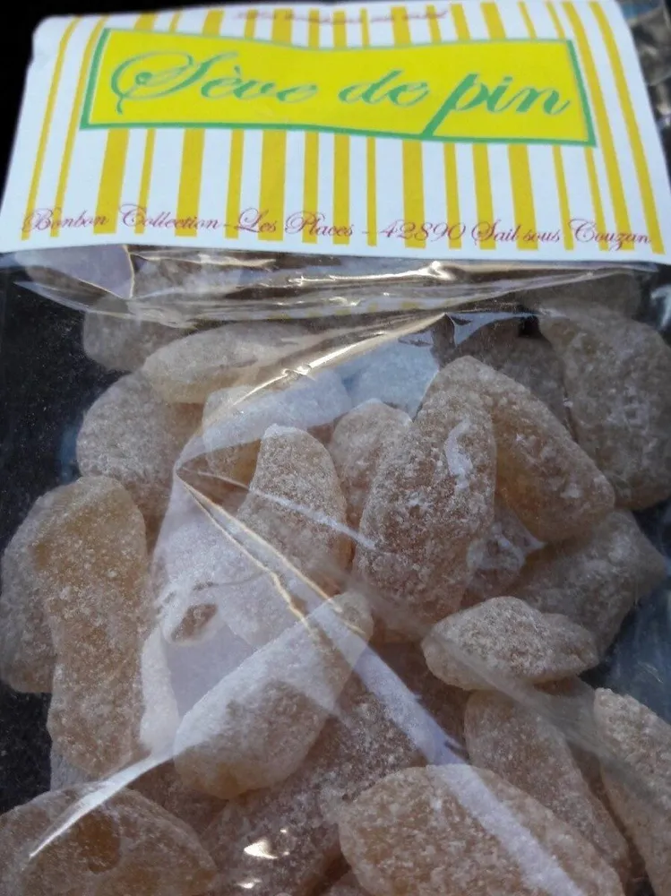Bonbons au miel et seve de pin