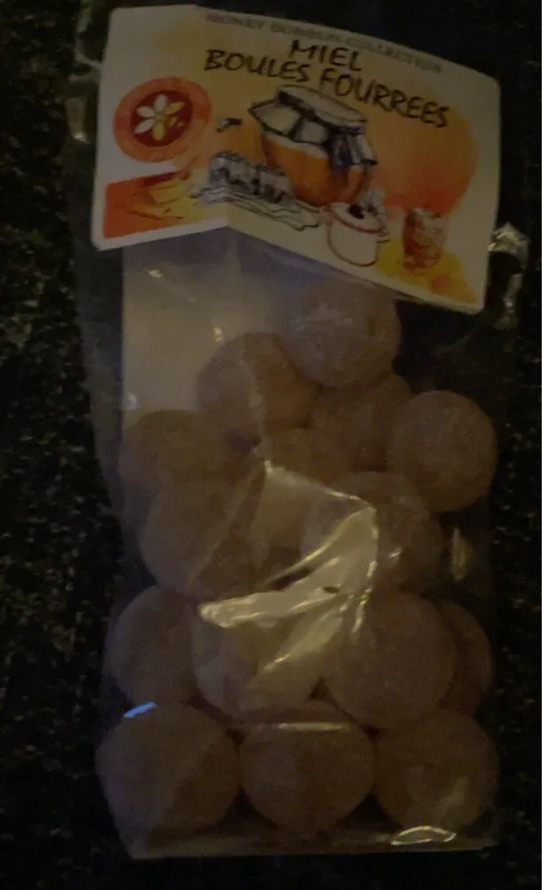 Miel boules fourrees