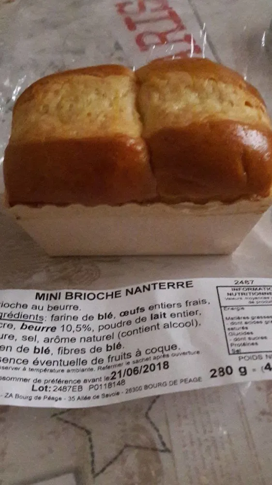 Mini brioche nanterre