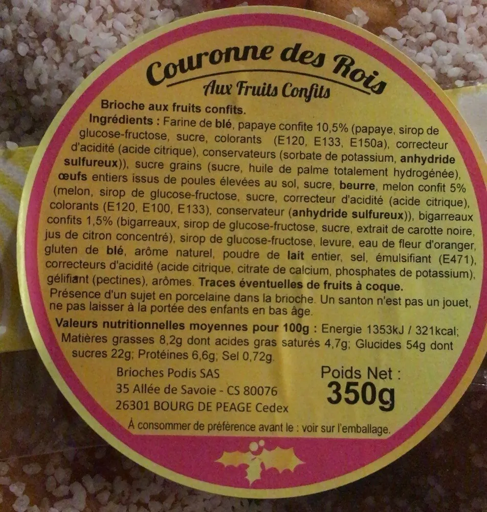 Couronne des roies
