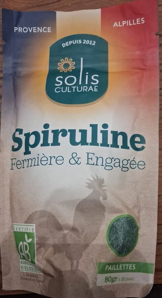 Spiruline paillettes - Soliste Culturae