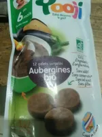 Galets surgelées de purée d'aubergine bio