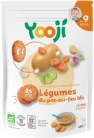 Purée surgelée de pot-au-feu bio avec petits morceaux fondants pour bébé dès 9 mois