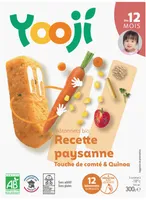 Bâtonnets surgelés bio recette paysanne, touche de comté & quinoa pour bébé dès 12 mois
