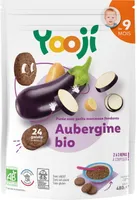 Purée surgelée d'aubergine bio avec petits morceaux fondants pour bébé dès 9 mois