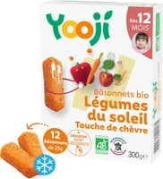 Bâtonnet légumes du soleil bio surgelé pour bébé
