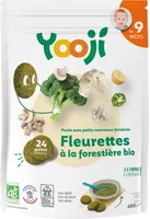 Purée surgelée de fleurettes à la forestière bio avec petits morceaux fondants pour bébé dès 9 mois