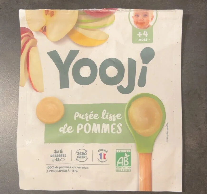Purée lisse de pomme