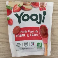 Puree lisse pomme et fraise