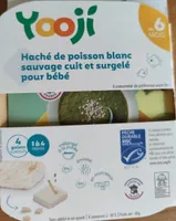 Haché de poisson blanc sauvage cuit et surgelé pour bébé