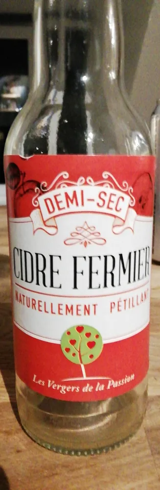 cidre fermier demi sec