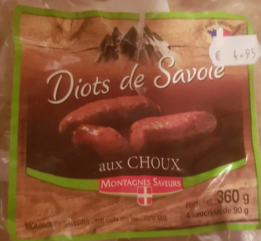 Diots de savoie au choux