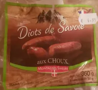 Diots de savoie au choux