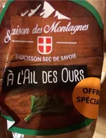 Saucisson sev de savoie a l ail des ours