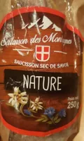 Saucisson sec de Savoie nature