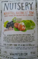 Noisettes Raisins et kiwi