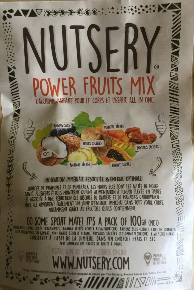 NUTSERY POWER FRUITS MIX
