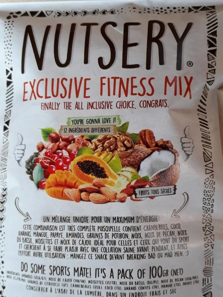 Nutsery exclusive fitness mix
