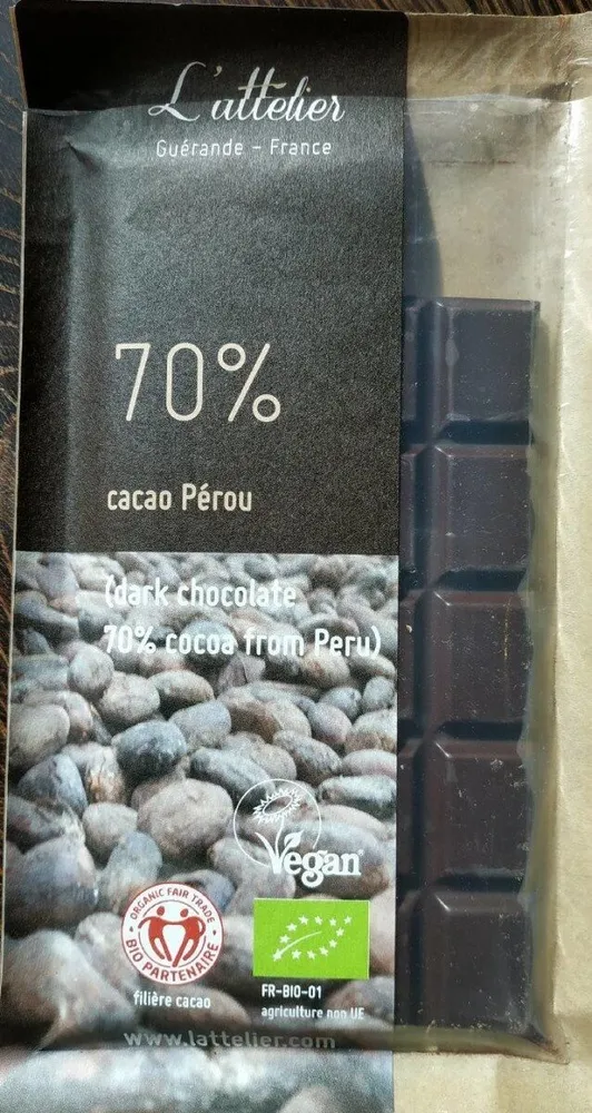 Cacao Pérou 70%