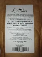 Chocolat noir Madagascar 71%