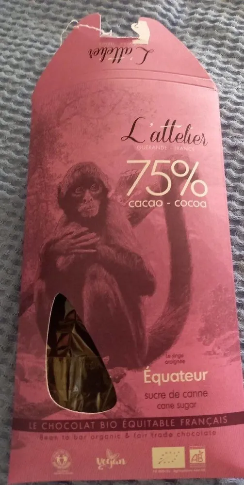 75% cacao-cocoa