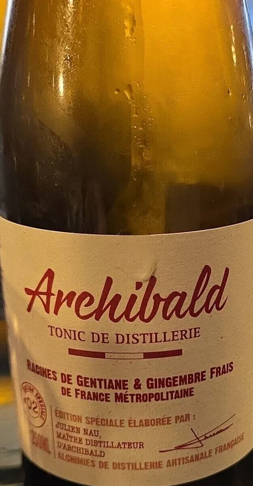 Tonic de distillerie gentiane & gingembre