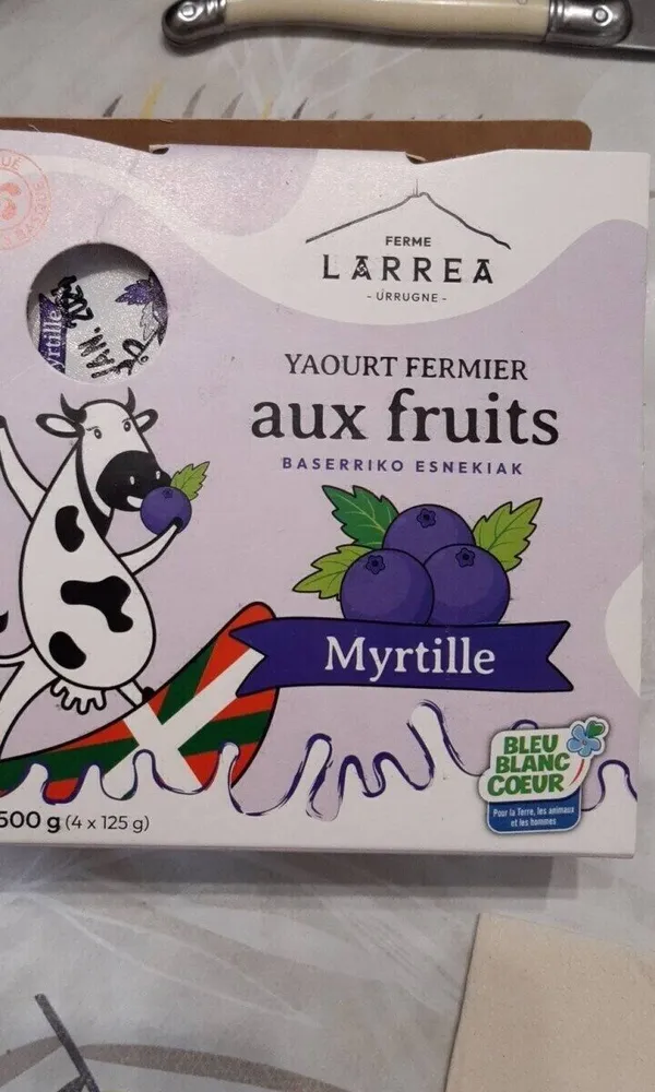 Yaourt fermier aux fruits