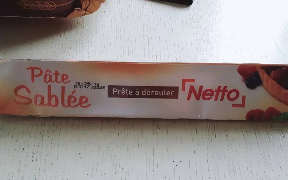 Pâte sablée