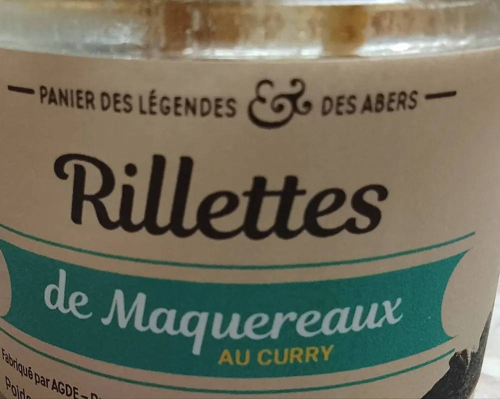 Rillettes de maquereaux au curry
