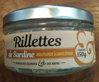 Rillettes de sardine Moutarde à l'ancienne
