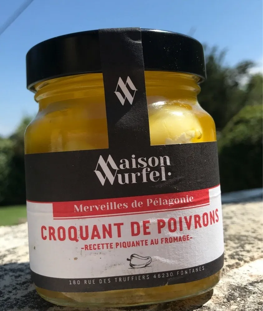 Croquant de poivrons