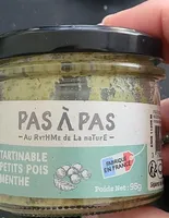 Pas à pas petits pois menthe