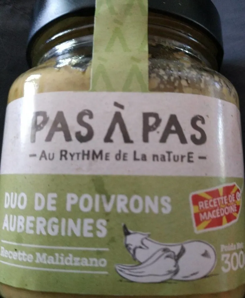 Duo de poivrons aubergines