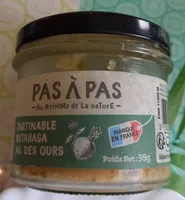 Tartinable rutabaga ail des ours