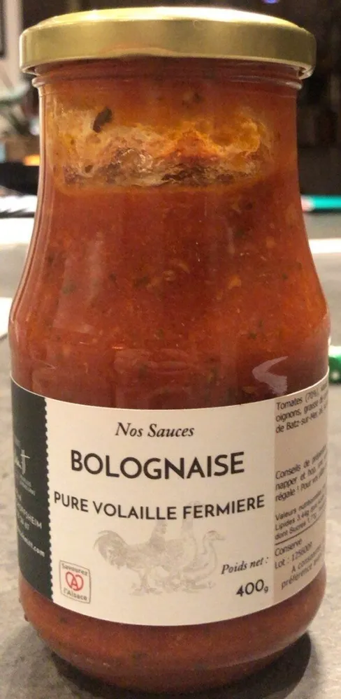 Bolognaise pure volaille fermière