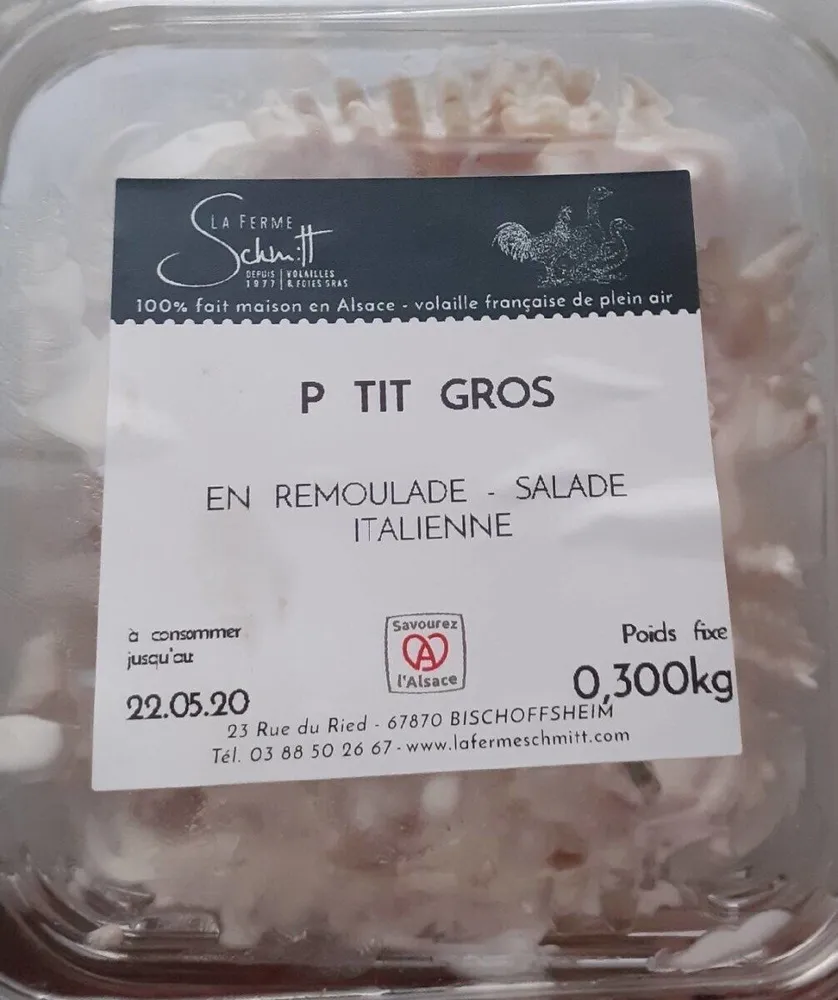 P TIT GROS EN REMOULADE - SALADE ITALIENNE