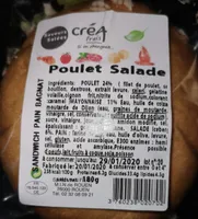 Poulet salades créa frais