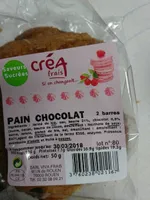 Pain chocolat 2 barres