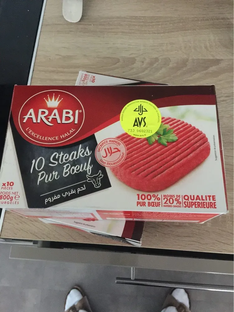 Steaks pur boeuf