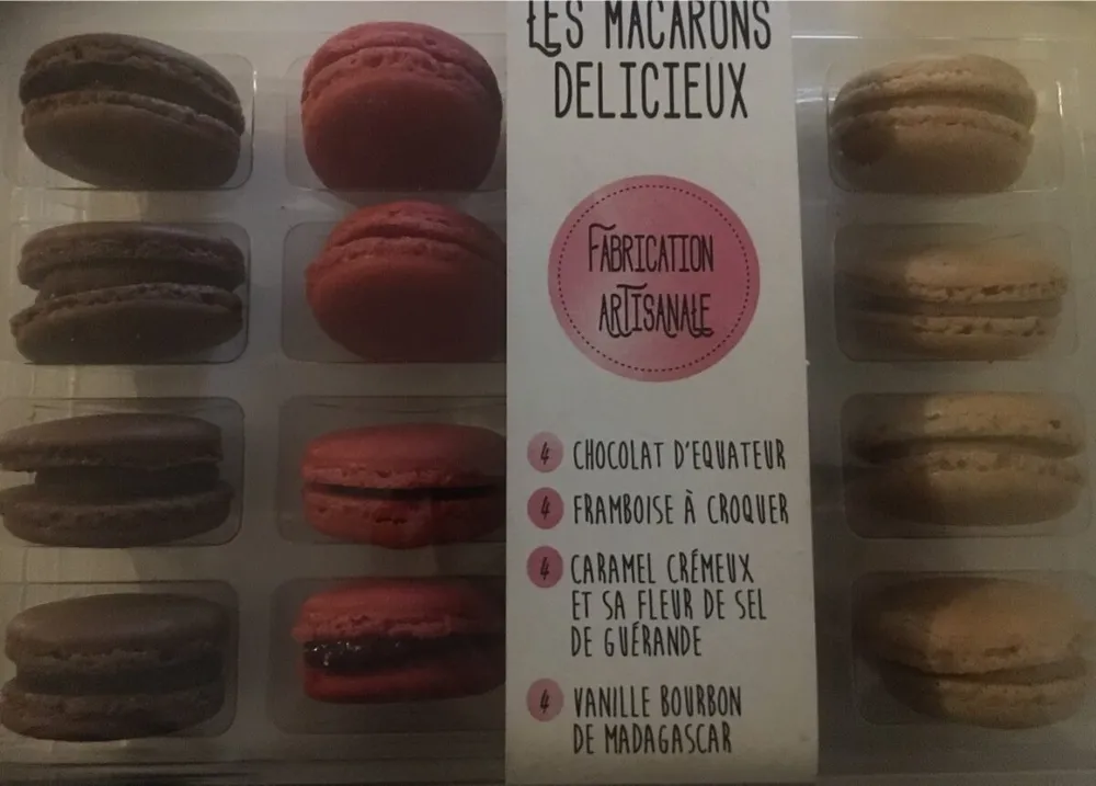 Les macarons delicieux