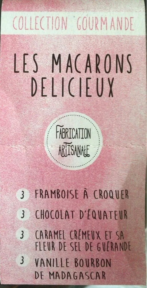Les macarons delicieux