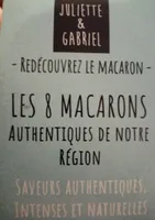 Les 8 macarons authentique de notre région