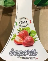 Crème Glacée Italienne au Goût de Fraises Melba